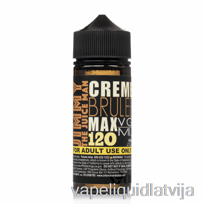 Creme Brulee - Jimmy The Juiceman - 120ml 3mg Vape šķidrums